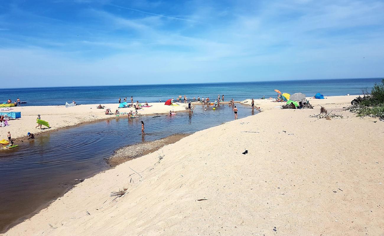 Photo of Plaza przy Czerwonej Rzeczce with bright fine sand surface