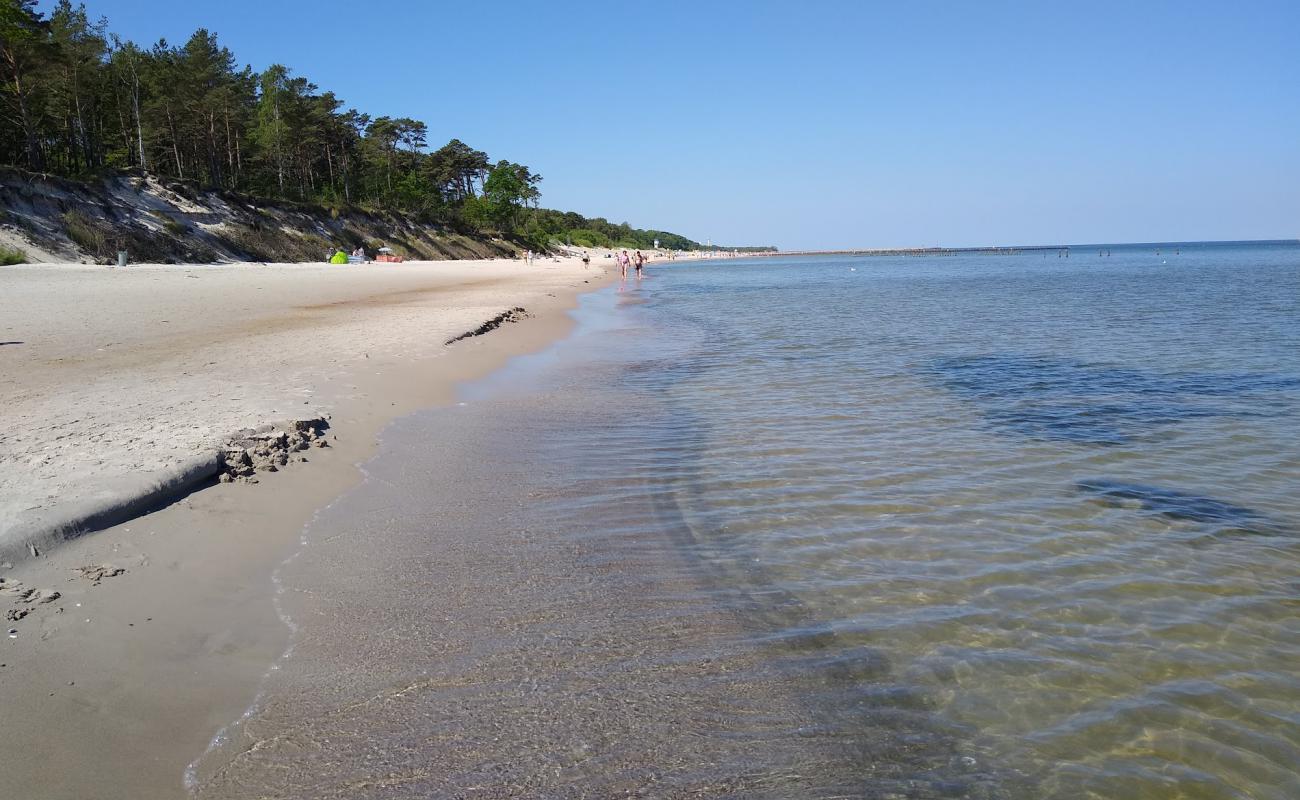 Photo of Ustce Beach with bright sand surface