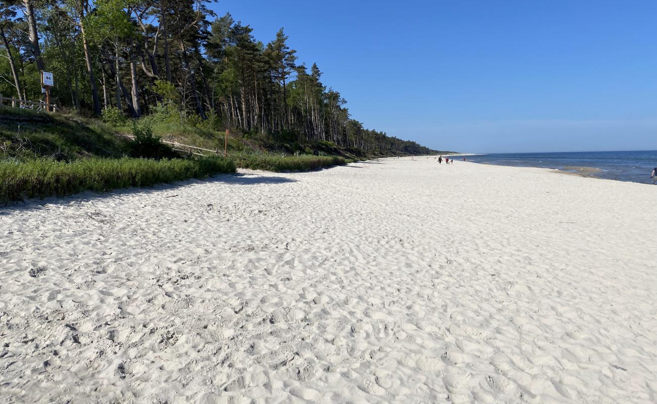 Photo of Lubiatowo Beach with bright fine sand surface