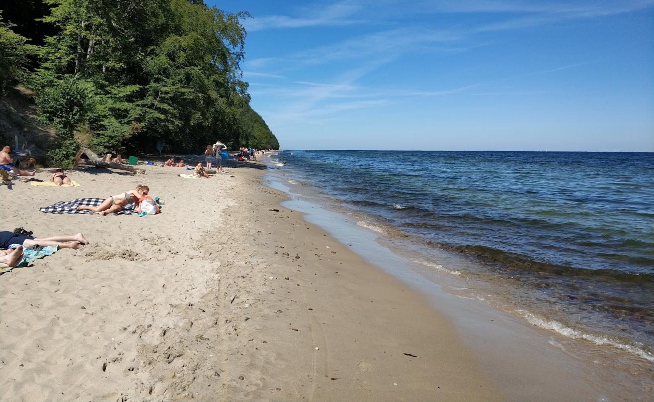 Photo of Oksywie beach with bright sand surface