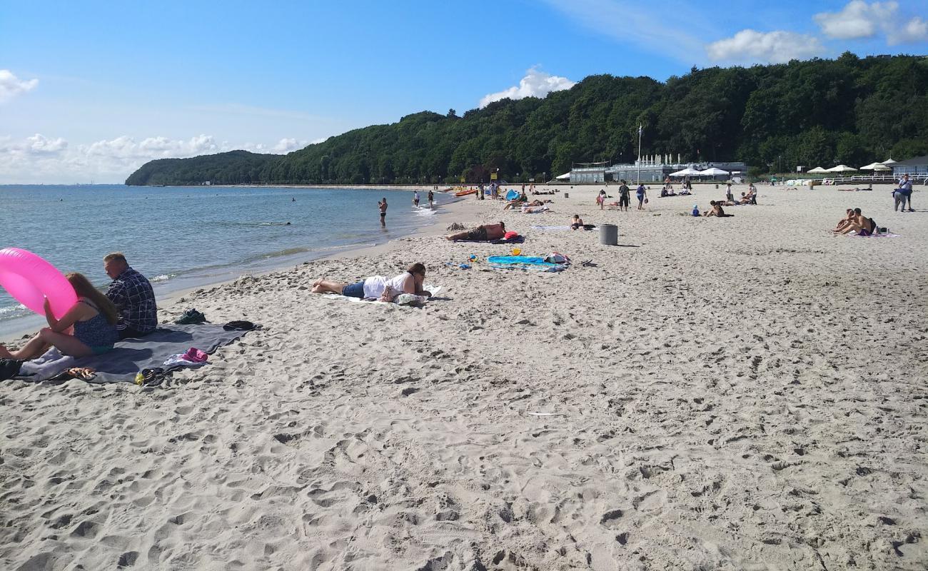 Photo of Gdynia beach with bright sand surface