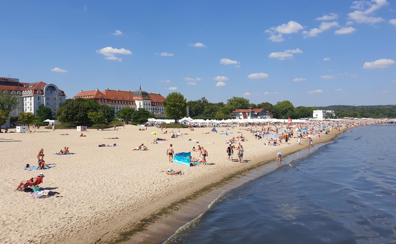 Photo of Plaza Sopot with bright fine sand surface