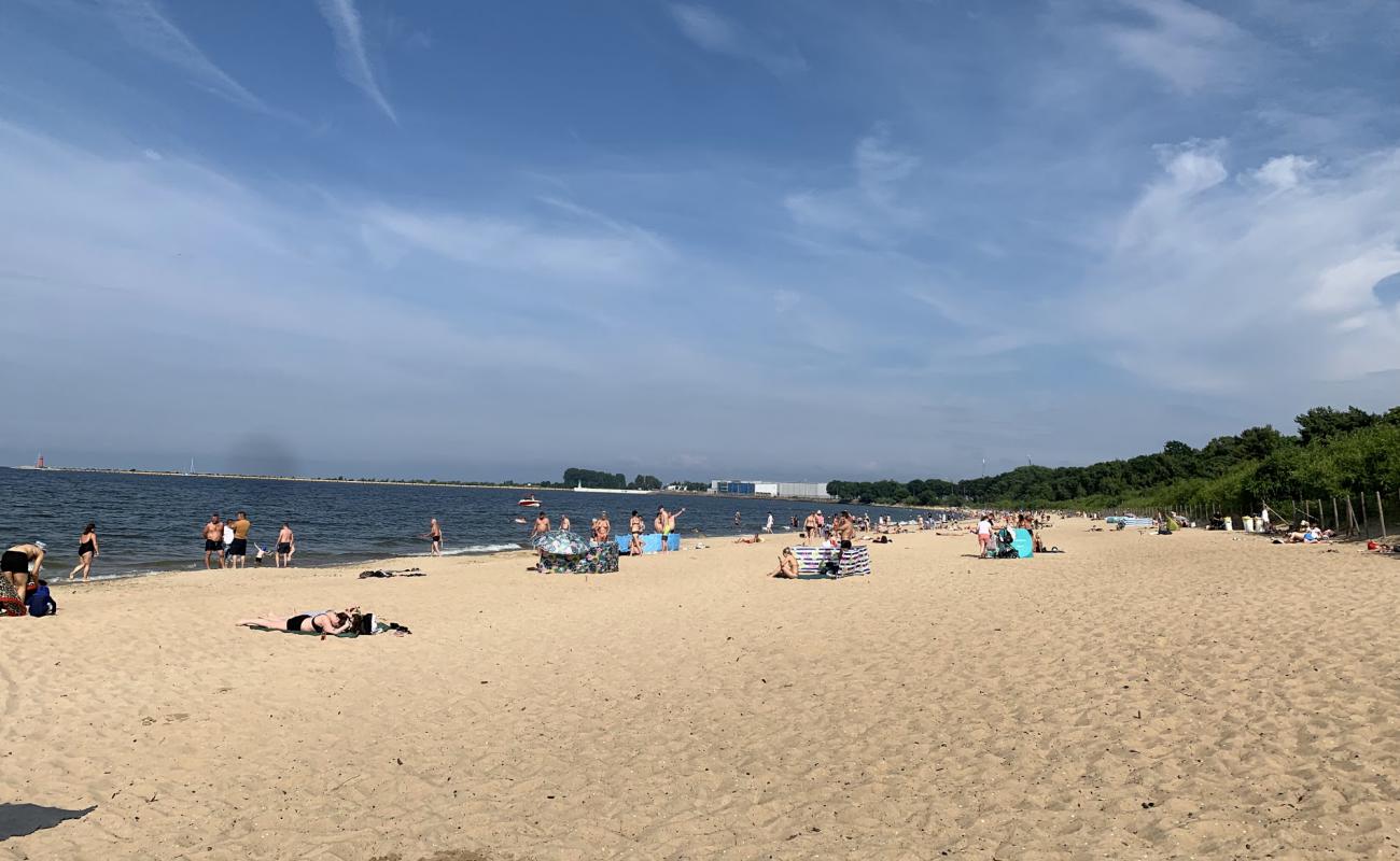 Photo of Brzezno Park beach with bright fine sand surface