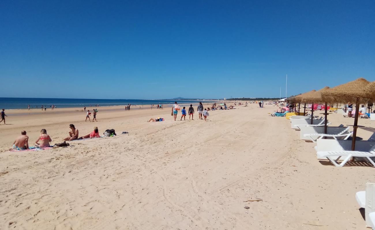 Photo of Monte Gordo with bright fine sand surface