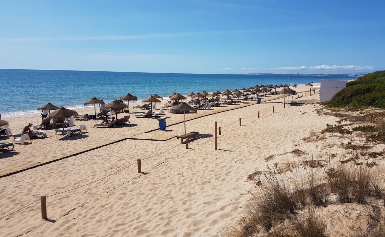 Photo of Quinta do Lago beach with brown fine sand surface