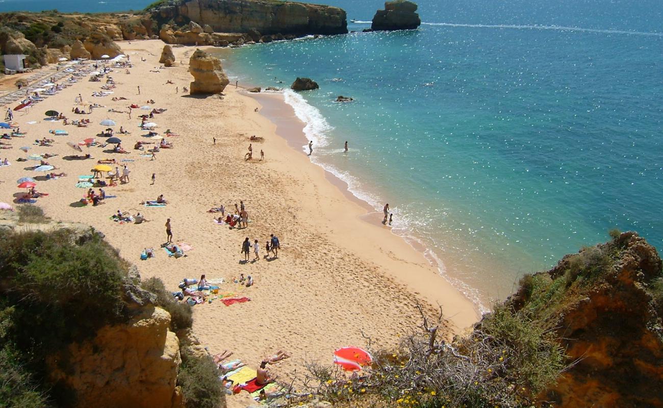 Photo of Praia de Sao Rafael with bright fine sand surface