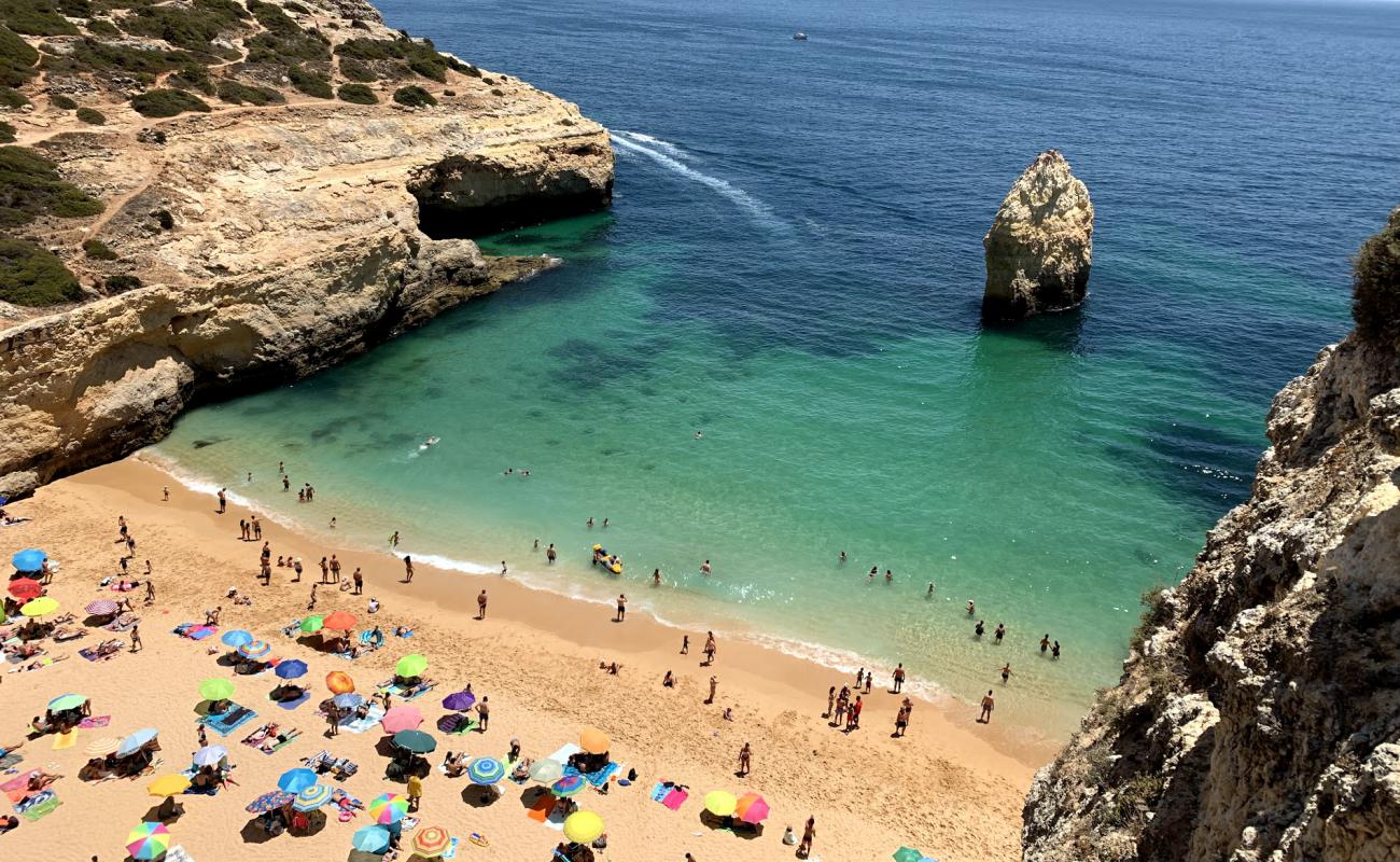 Photo of Praia do Carvalho with bright fine sand surface