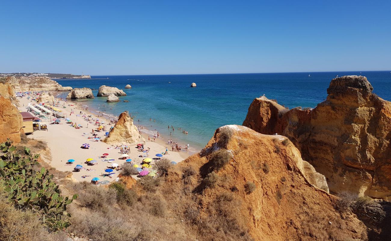 Photo of Praia dos Tres Castelos with bright fine sand surface