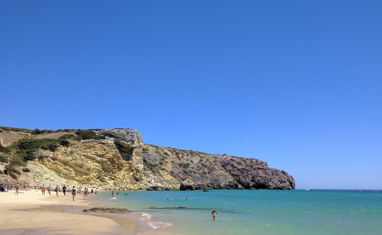 Photo of Praia do Zavial with bright fine sand surface