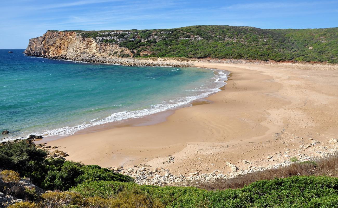 Photo of Praia do Barranco with bright fine sand surface