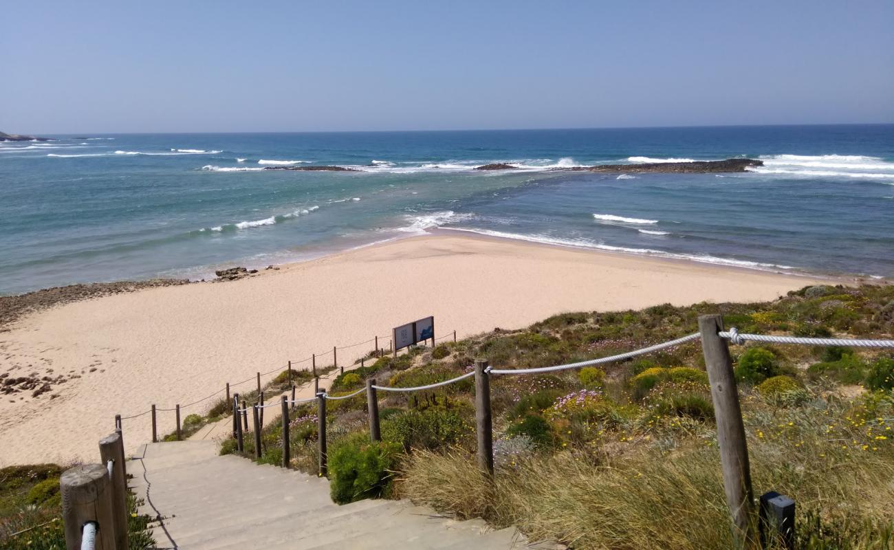 Photo of Praia das Furnas with bright fine sand surface