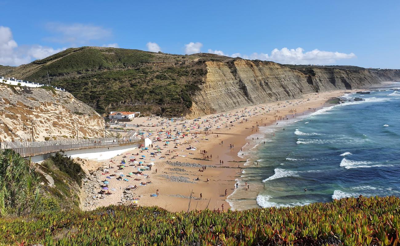 Photo of Praia do Magoito with bright fine sand surface