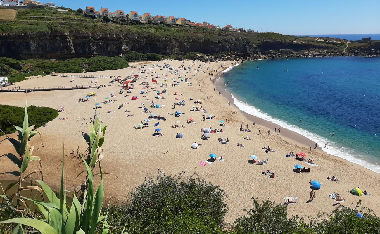 Photo of Praia de Sao Lourenco with bright sand surface