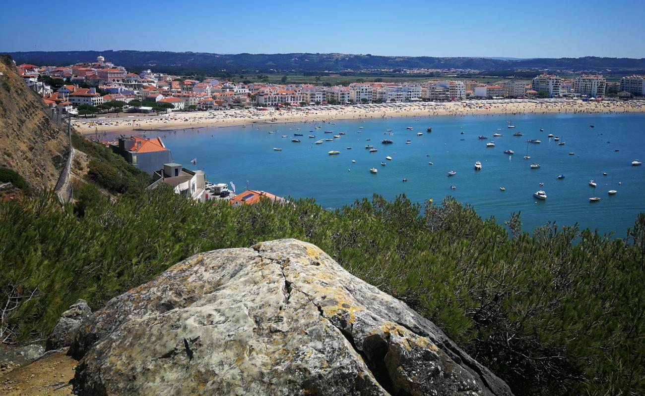 Photo of Sao Martinho do Porto with bright fine sand surface