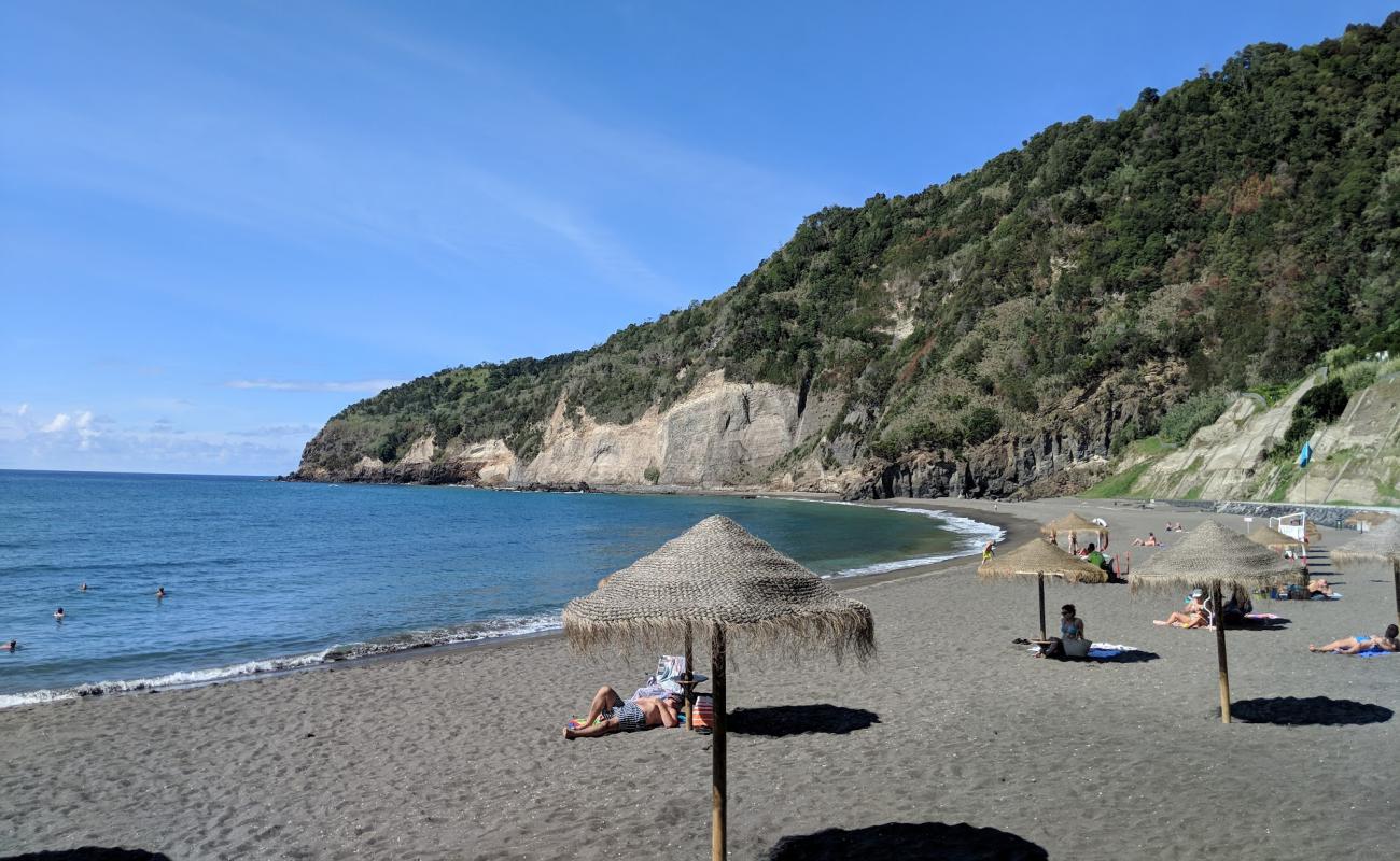 Photo of Praia do Fogo with gray sand surface