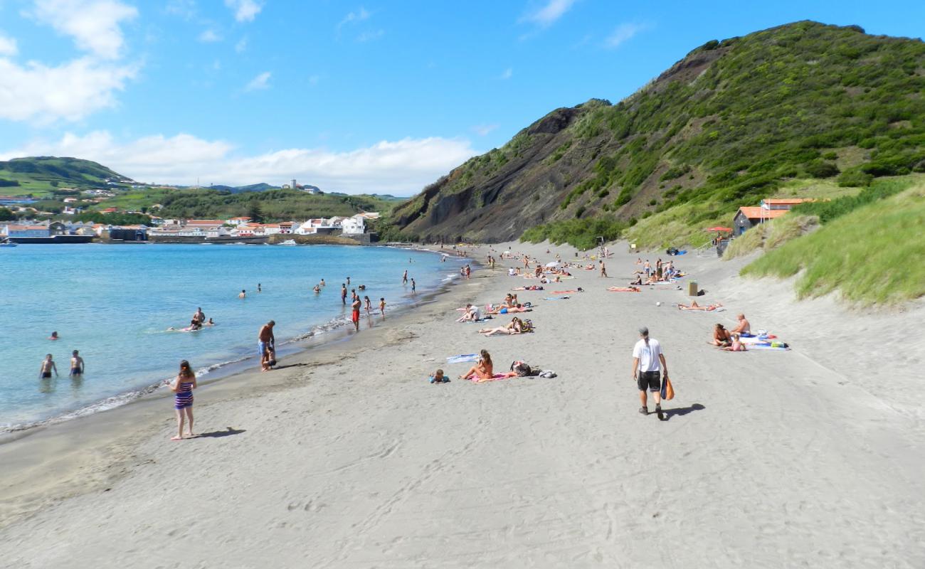 Photo of Praia do Porto Pim with gray sand surface