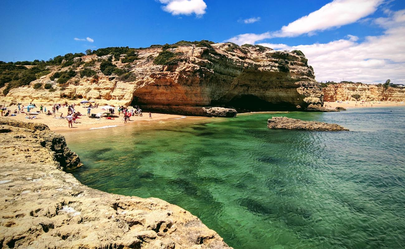 Photo of Praia do Barranco with bright sand surface