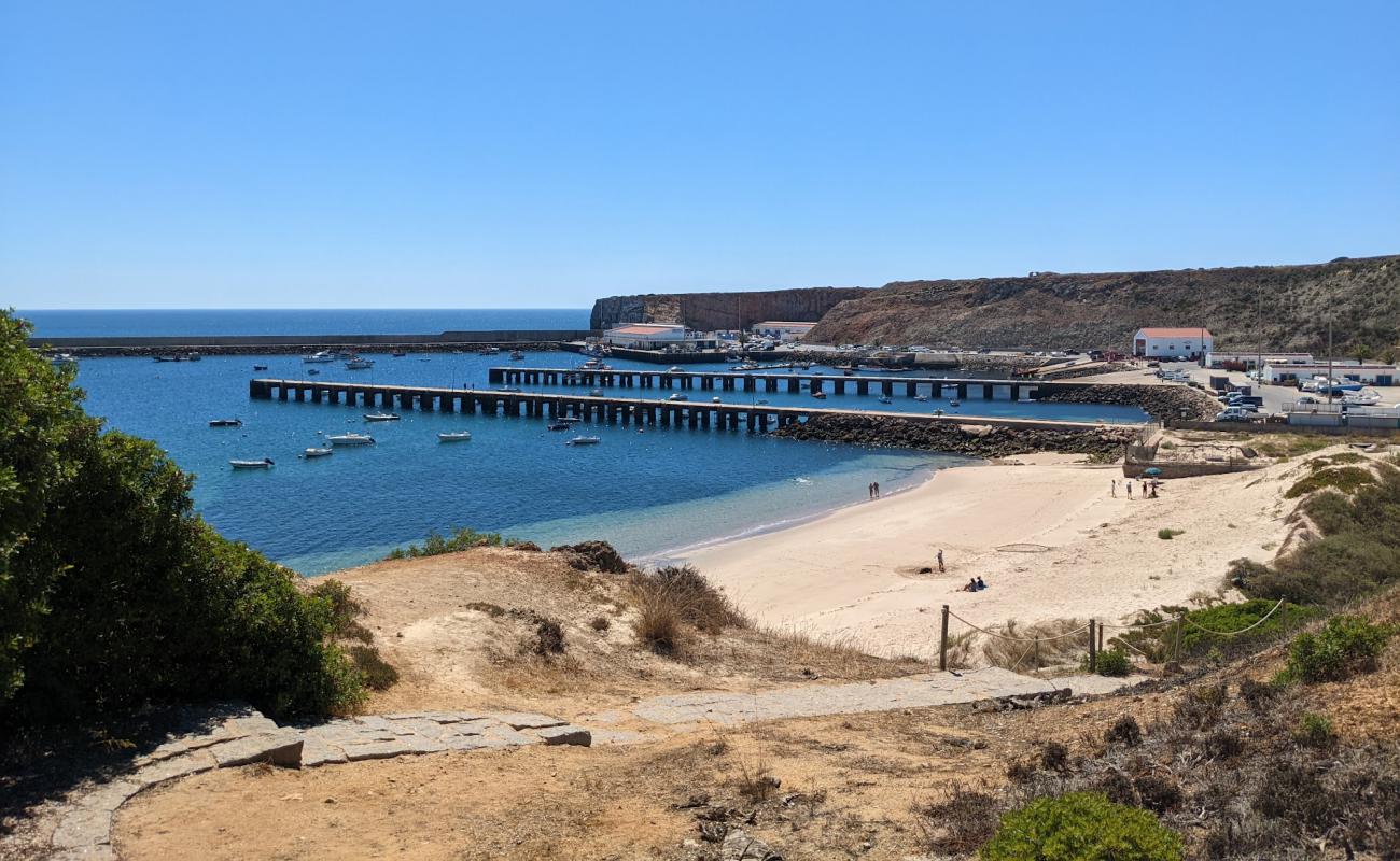 Photo of Praia da Baleeira with bright sand surface