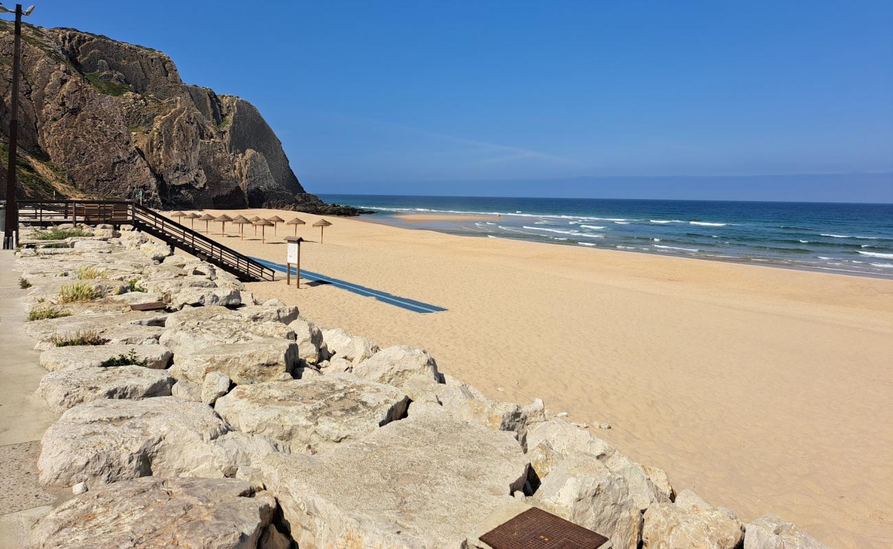 Photo of Praia Grande Beach with bright sand surface