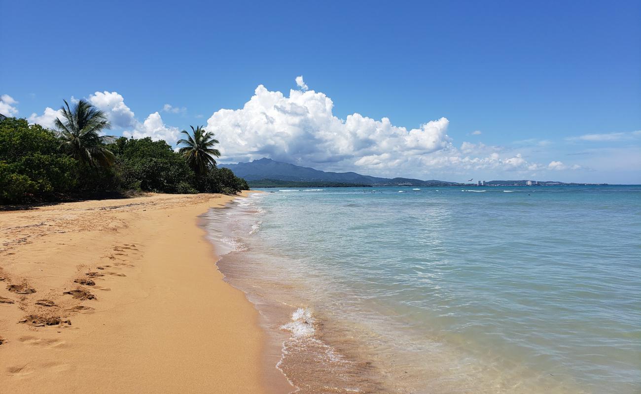 Photo of Playa Escondida with bright fine sand surface