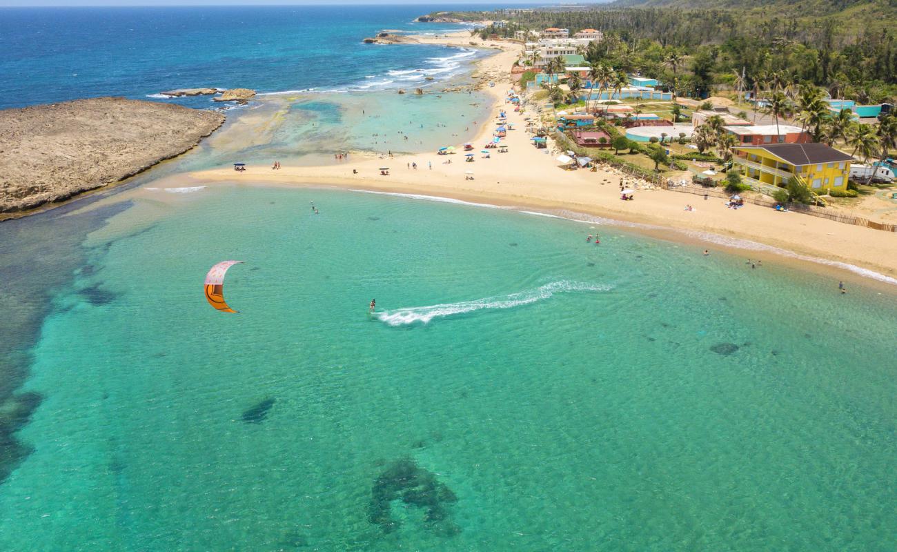 Photo of Playa Montones with bright sand surface