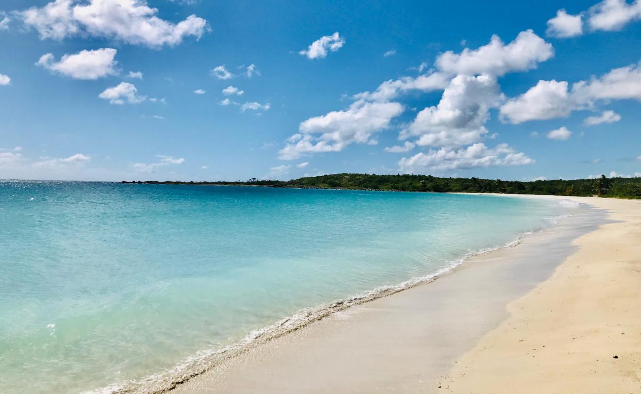 Photo of Playa La Chiva with white sand surface