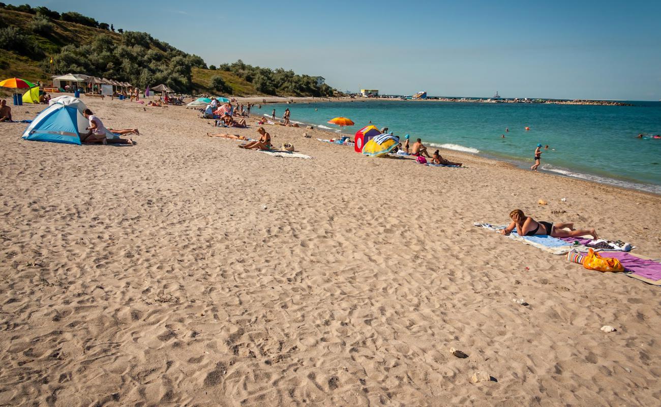 Photo of Moon beach with bright sand surface