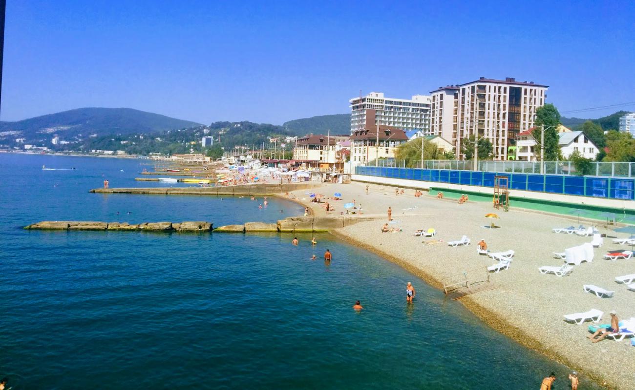 Photo of Chkalovsky beach with gray pebble surface