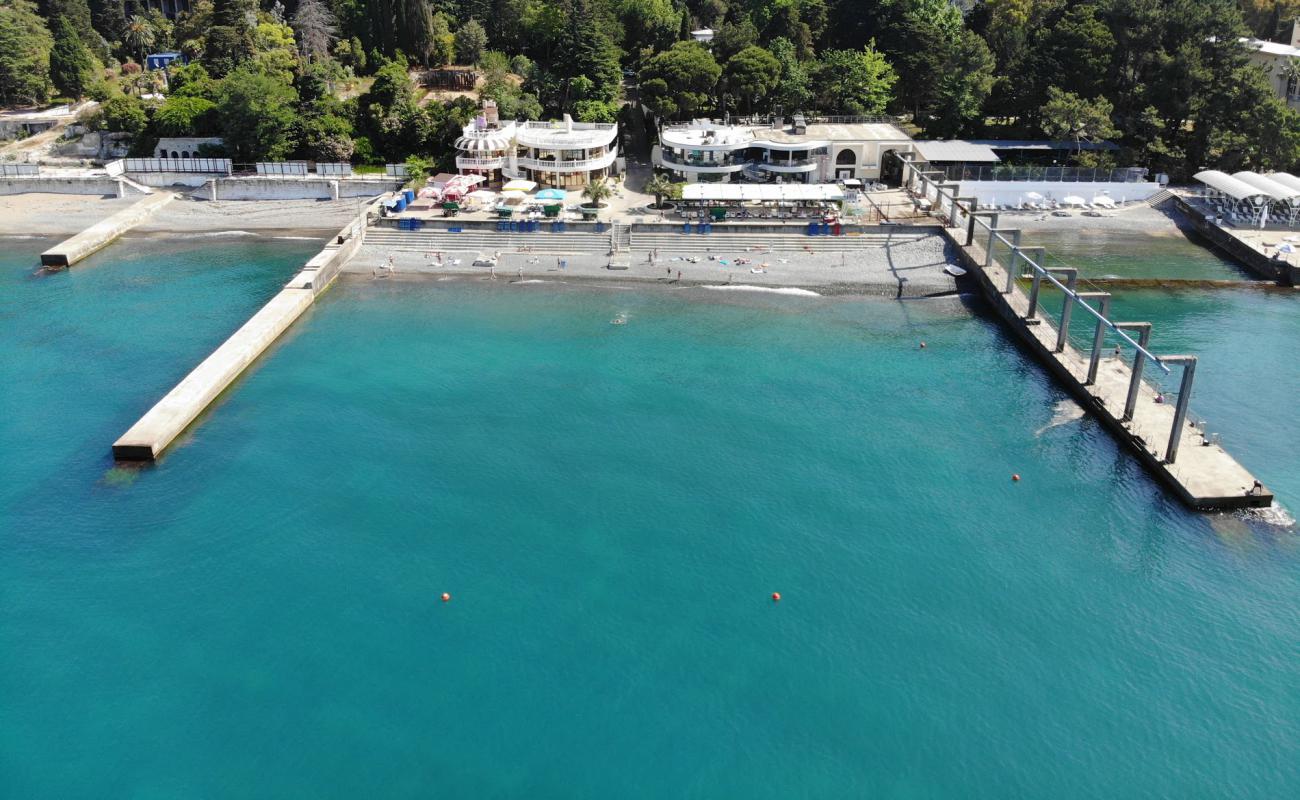 Photo of Zolotoy Kolos beach with gray pebble surface