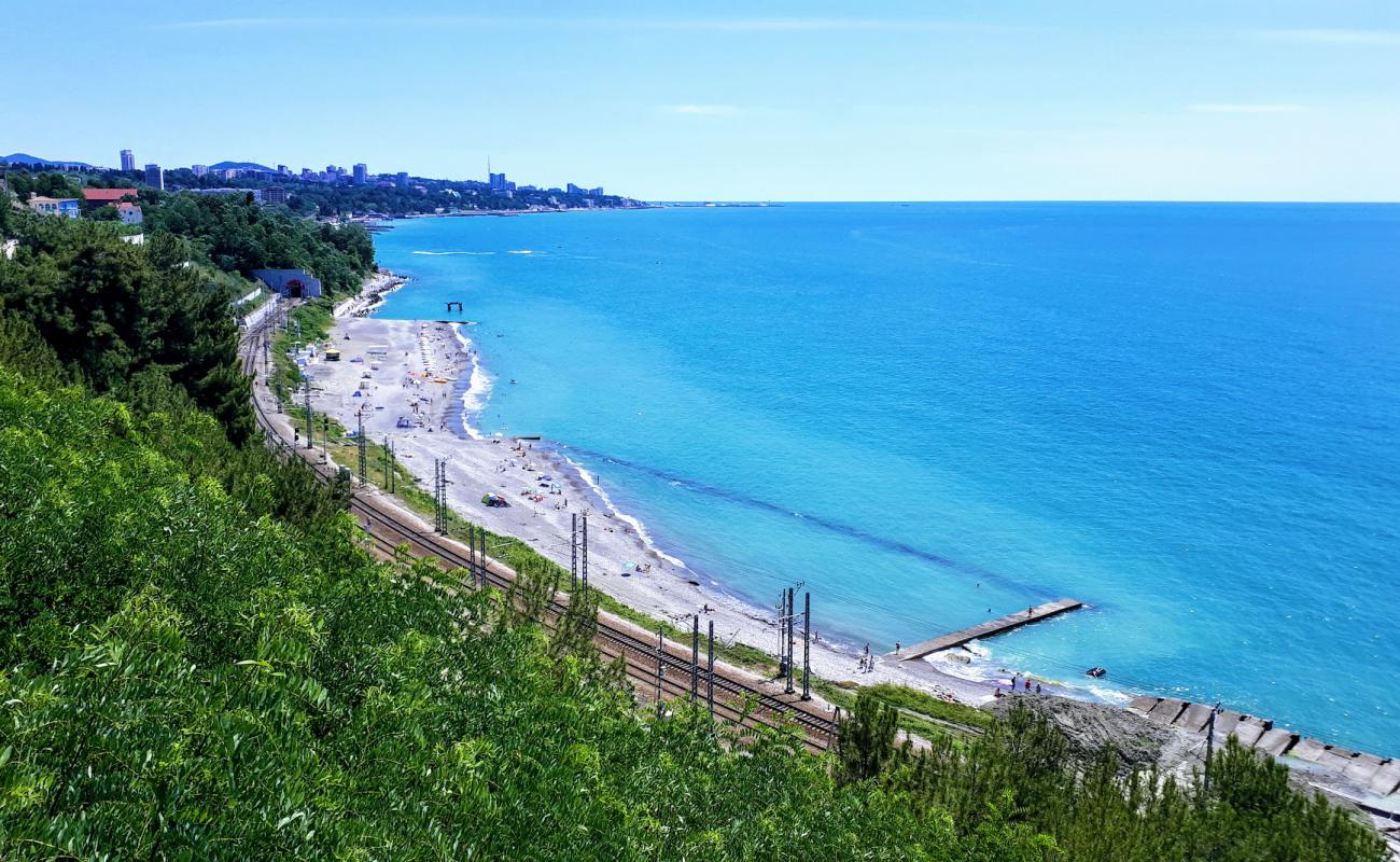 Photo of Mamayka beach with gray pebble surface