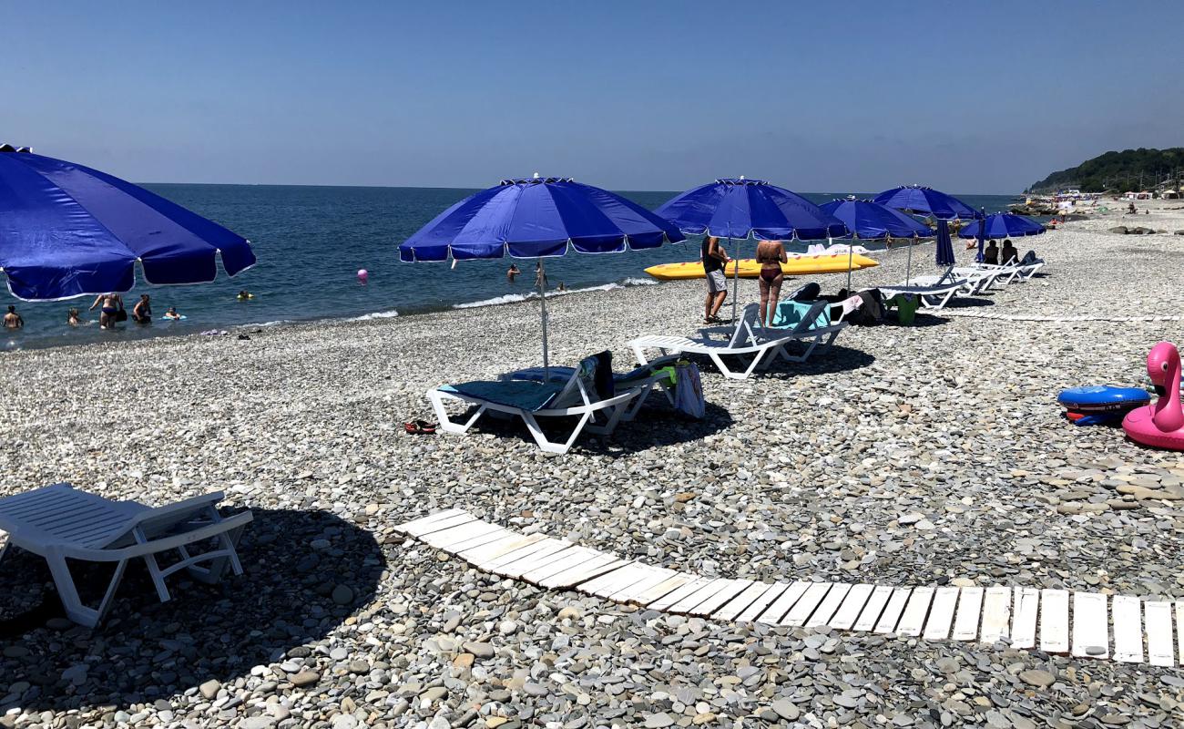 Photo of Yakornaya Shchel beach with gray pebble surface