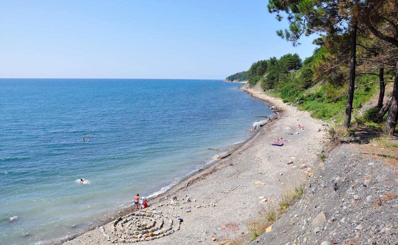 Photo of Elektron beach with gray pebble surface