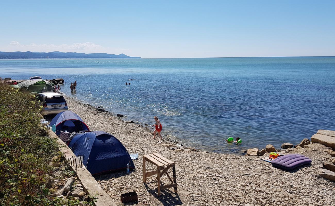 Photo of Bereg Mechty beach with rocks cover surface