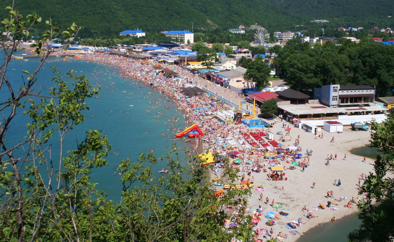 Photo of Arkhipo-Osipovka beach with gray pebble surface