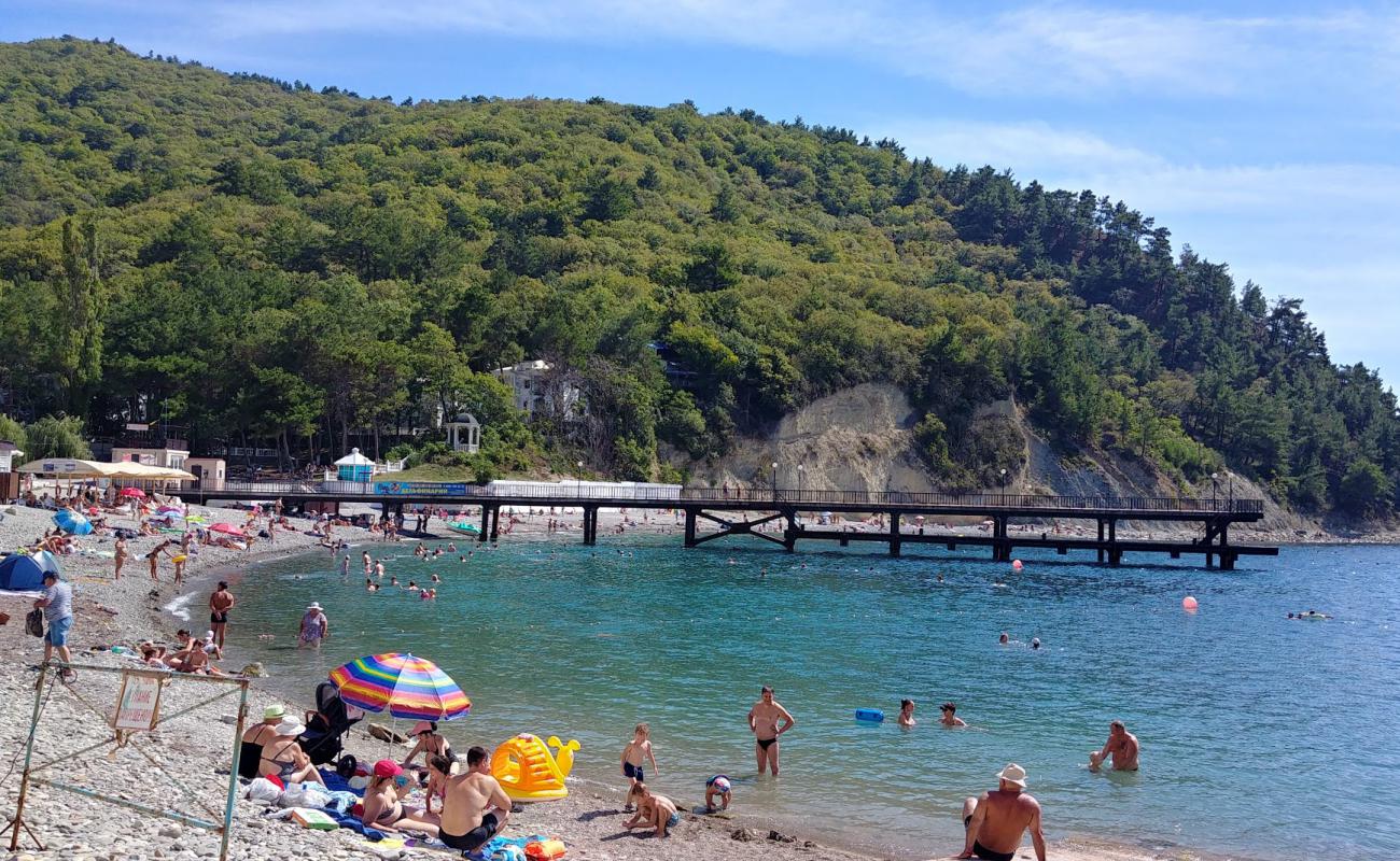 Photo of Dzhanhot beach with light pebble surface