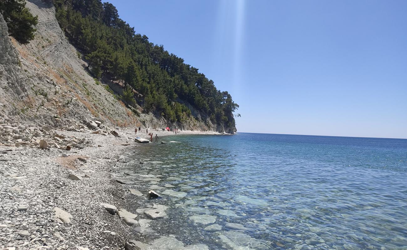 Photo of Golubaya Bezdna Beach with rocks cover surface