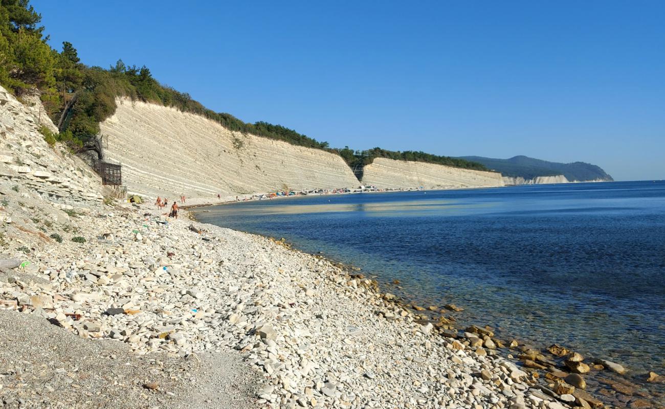 Photo of Beach Divnomorskoe III with rocks cover surface