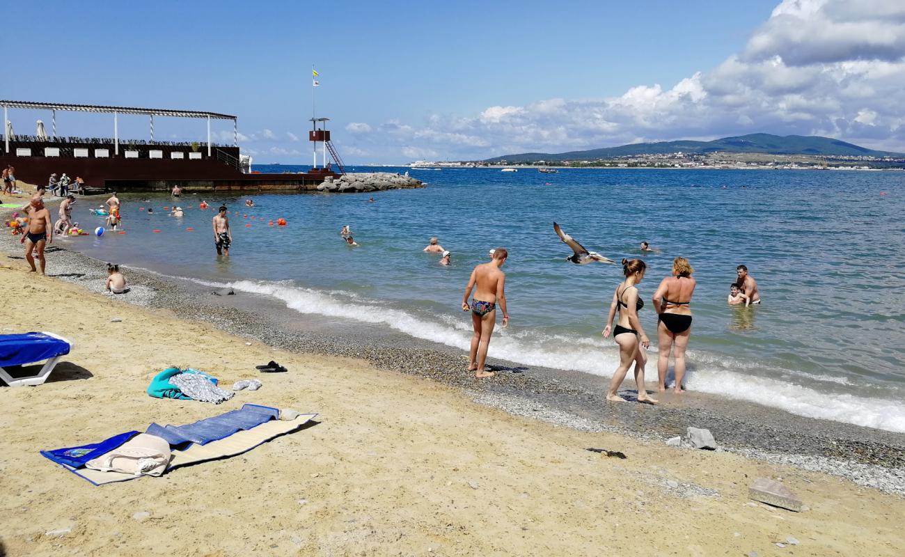 Photo of Kempinski beach with light pebble surface