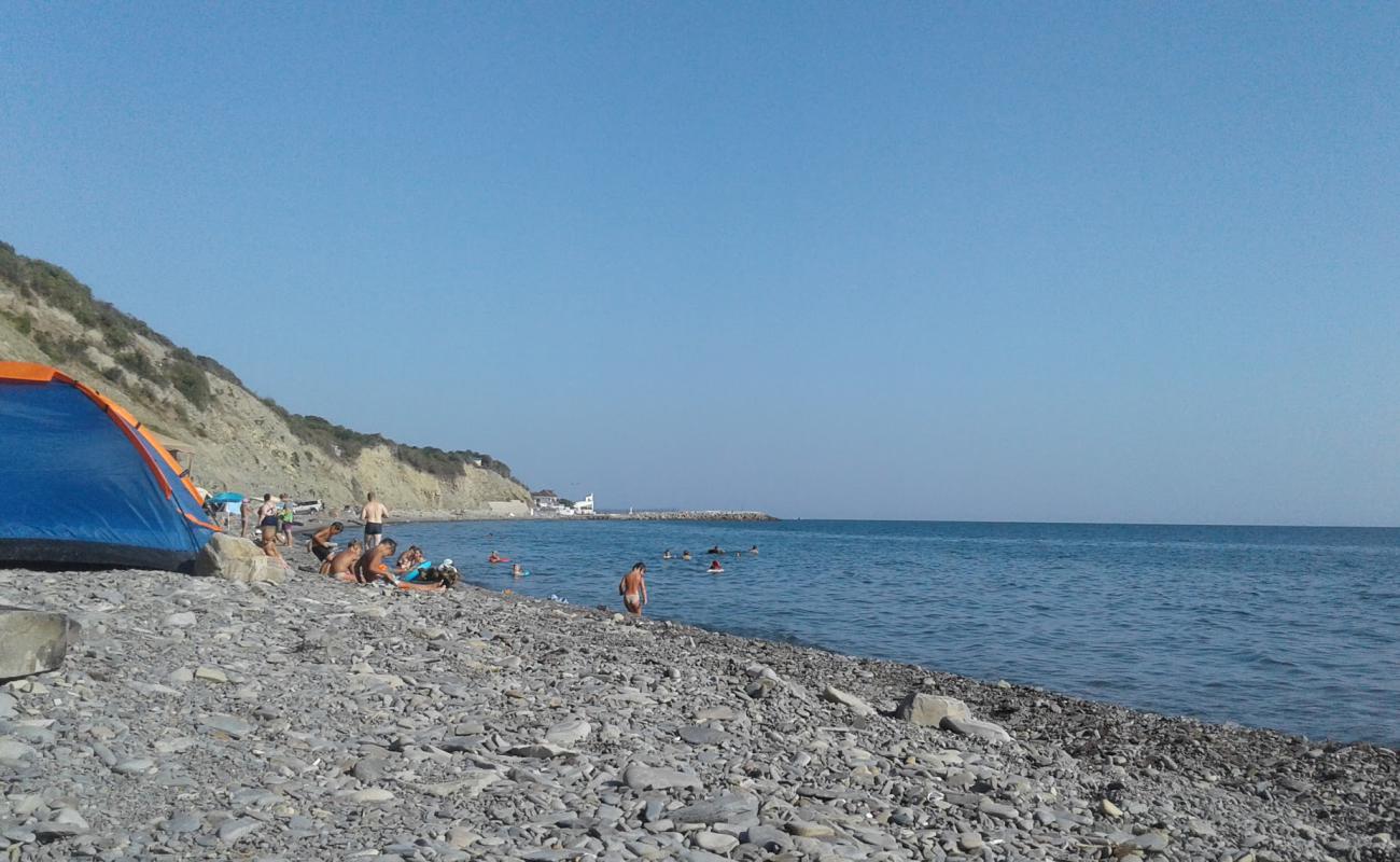 Photo of Mokraya Shchel Beach with gray pebble surface