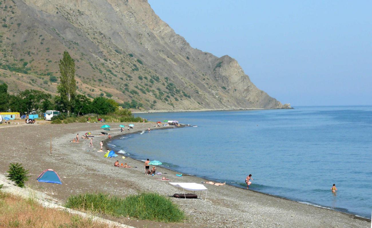 Photo of Plyazh Morskoye with gray sand &  pebble surface