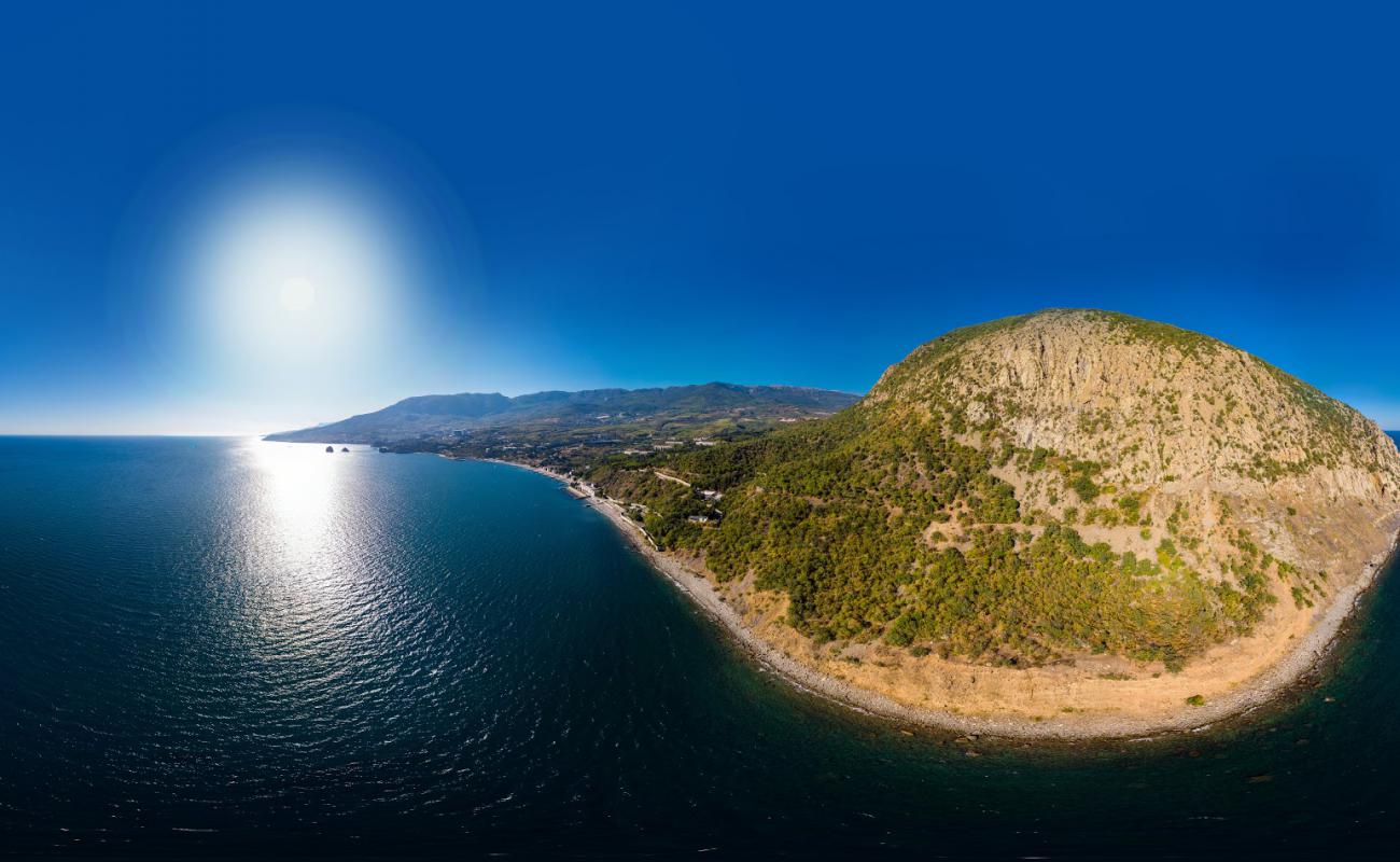 Photo of Wild beach with rocks cover surface