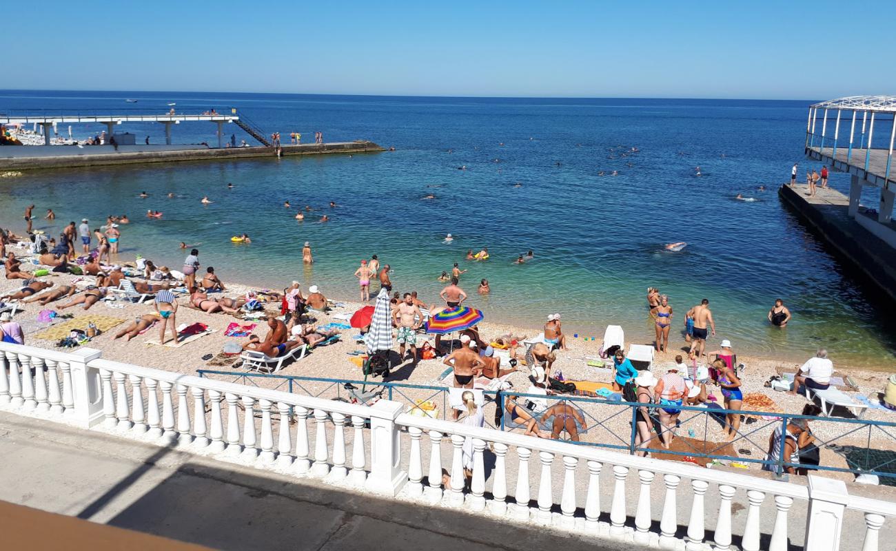 Photo of Victory Park beach with brown fine pebble surface