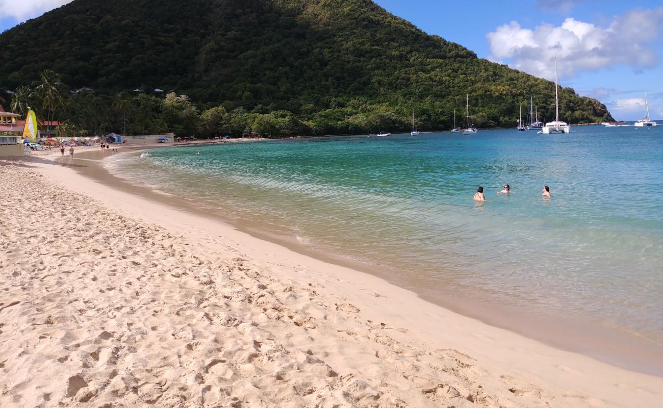 Photo of Reduit beach with bright fine sand surface