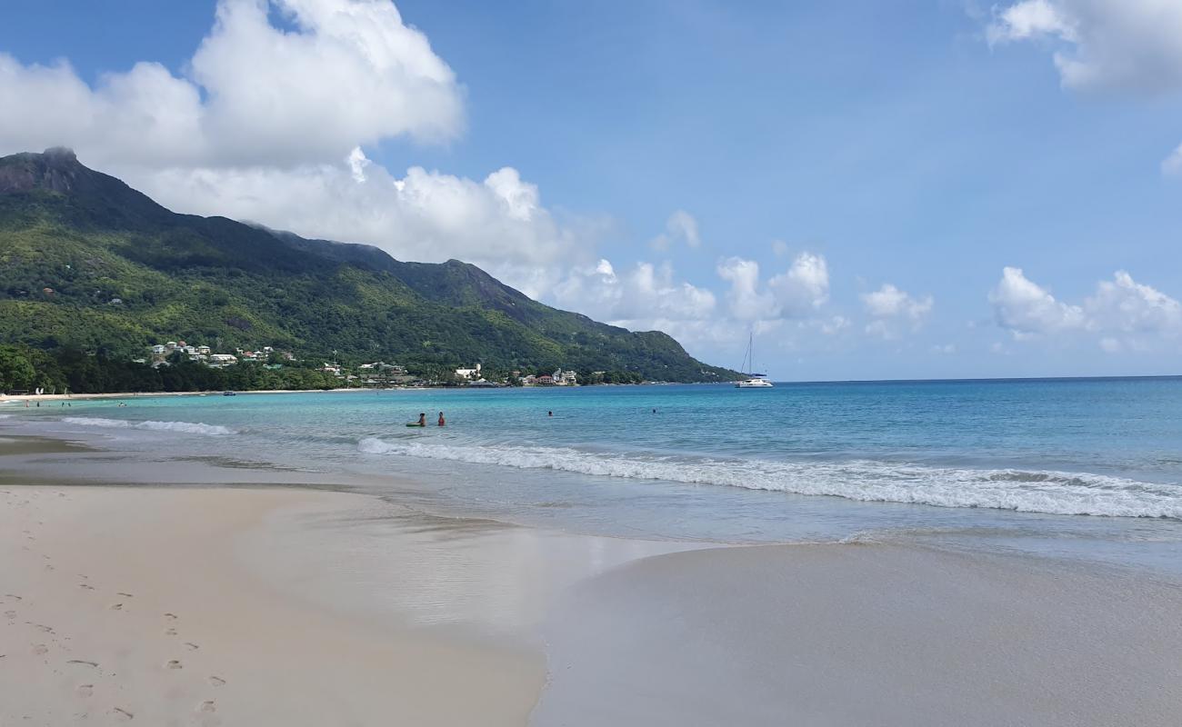 Photo of Beau Vallon Beach with bright fine sand surface