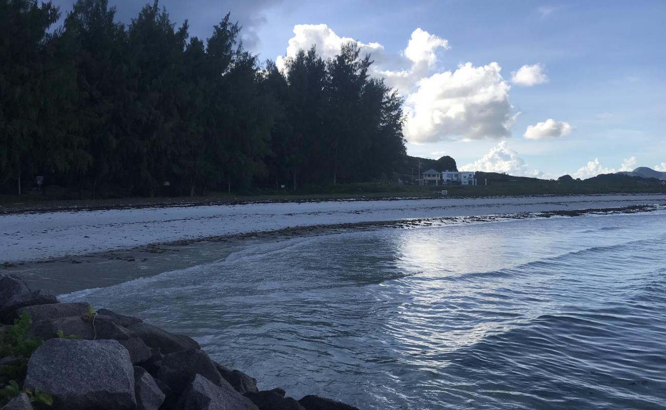 Photo of Seychelles Airport Beach with bright fine sand surface