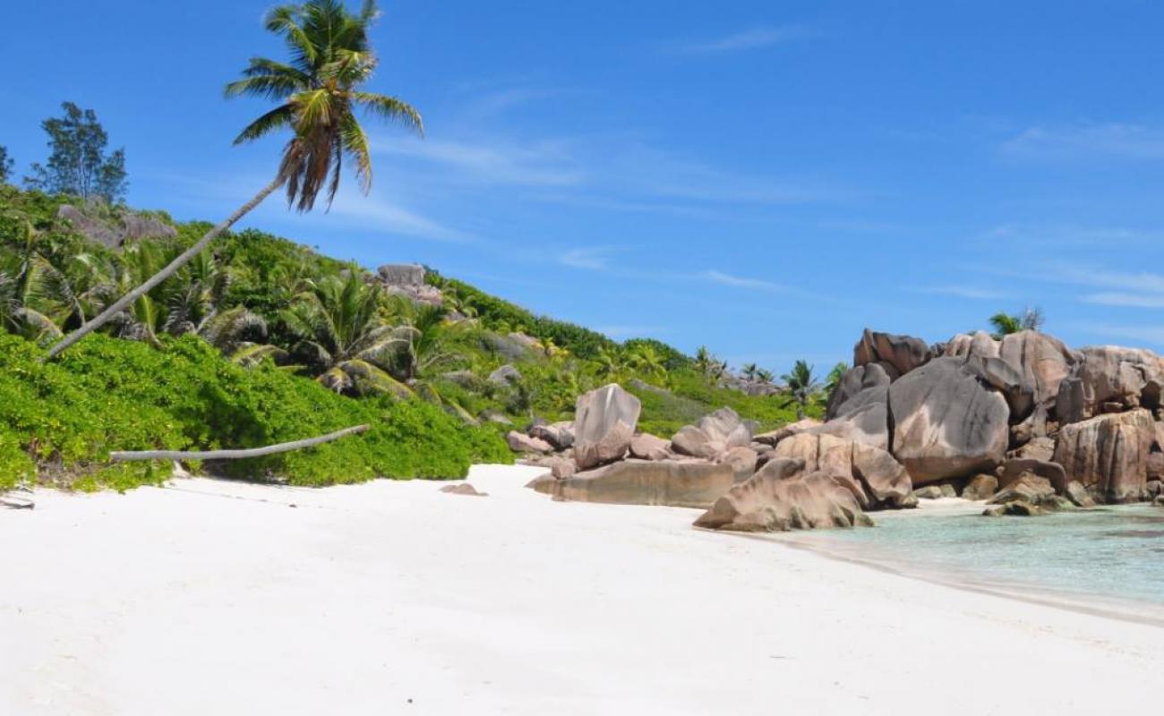 Photo of South Point Cerf Island Beach with bright fine sand surface