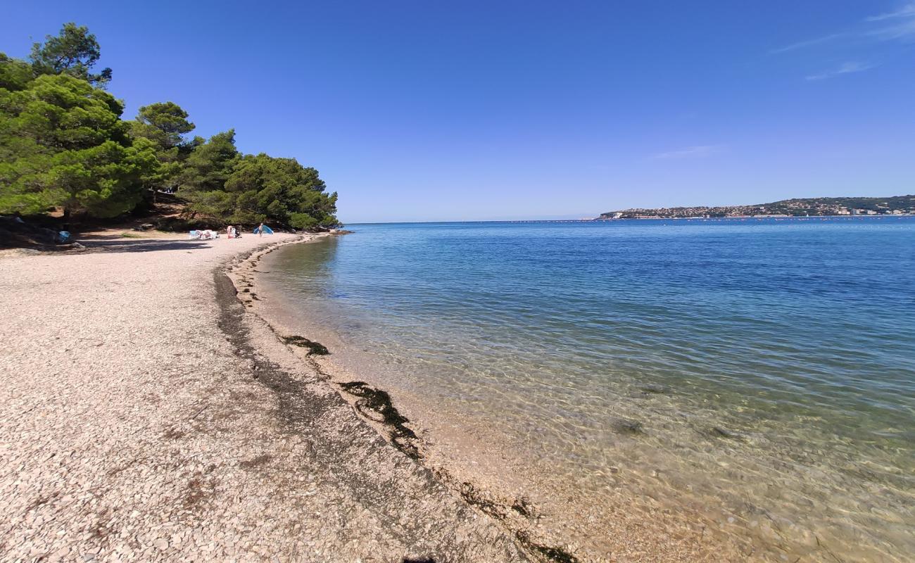 Photo of Kanegra beach with light pebble surface