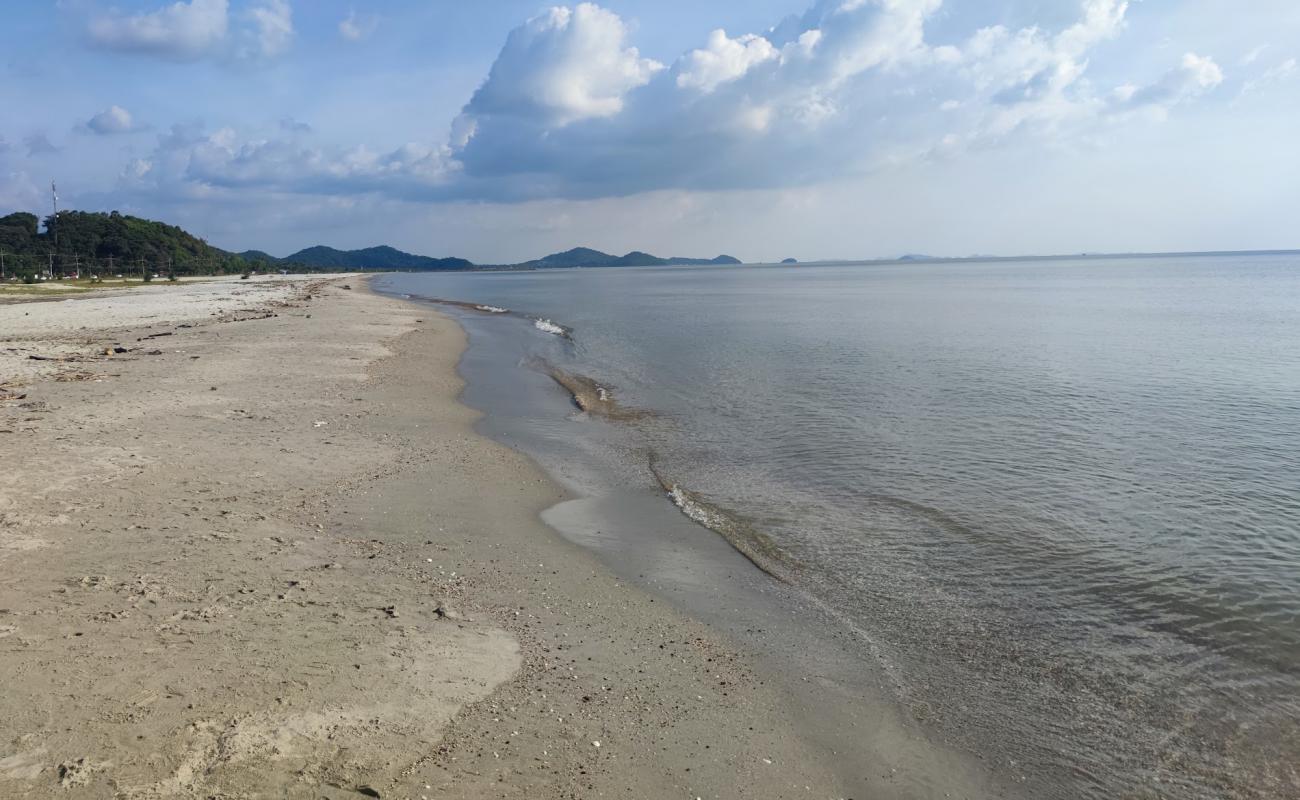 Photo of Bang Beach with light sand &  pebble surface