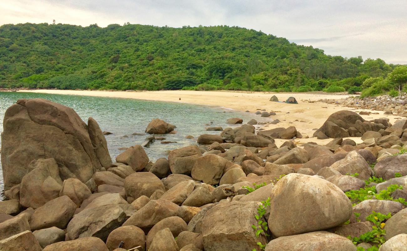 Photo of Xoan peninsula Beach with bright fine sand surface