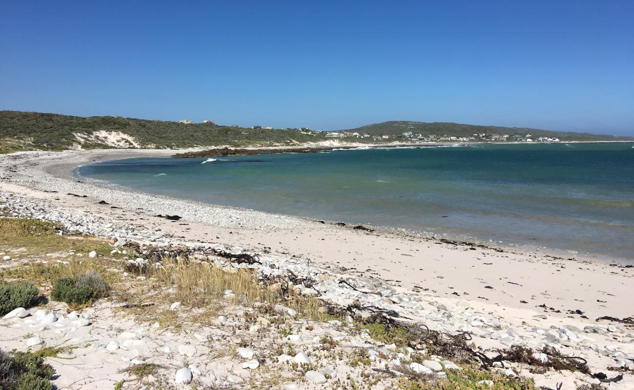 Photo of Suiderstrand beach with light sand &  pebble surface